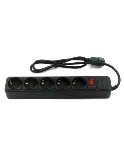 SP5B-110U. Сетевой фильтр 5 розеток, 1м, черный. 5bites в Комсомольске-на-Амуре