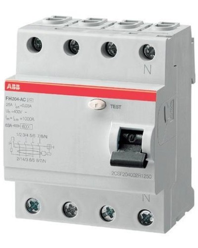 FH204 AC-40/0,03 (2CSF204004R1400). Выключатель дифференциального тока (УЗО). ABB в Комсомольске-на-Амуре