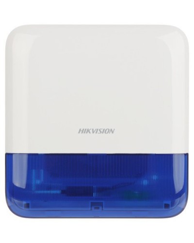 DS-PS1-E-WE Blue Indicator. Оповещатель свето-звуковой радиоканальный уличный. AX PRO Hikvision в Комсомольске-на-Амуре