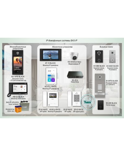 ДМФ-004. IP-домофонные системы BAS-IP. BAS-IP в Комсомольске-на-Амуре