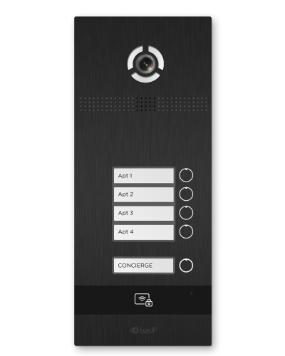 BI-04FB BLACK. Вызывная панель IP-домофона. BAS-IP в Комсомольске-на-Амуре