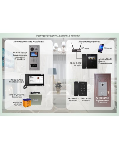 ДМФ-003: IP-домофонные системы BAS-IP. Бюджетные варианты в Комсомольске-на-Амуре