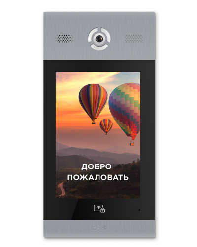 AA-14FB SILVER. Вызывная панель подъездного IP-домофона. BAS-IP в Комсомольске-на-Амуре