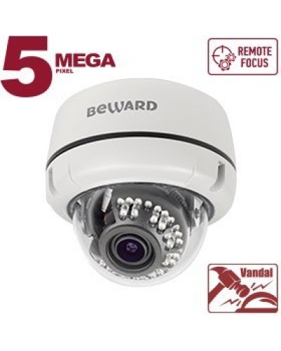 B5350DVZ (2.7-13.5мм). Видеокамера IP купольная. Beward в Комсомольске-на-Амуре