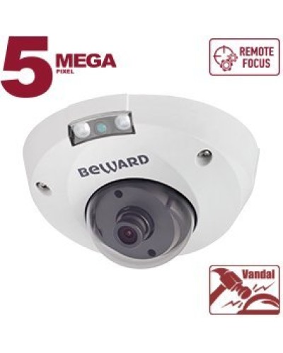 B5320DMR (6мм). Видеокамера IP купольная. Beward в Комсомольске-на-Амуре