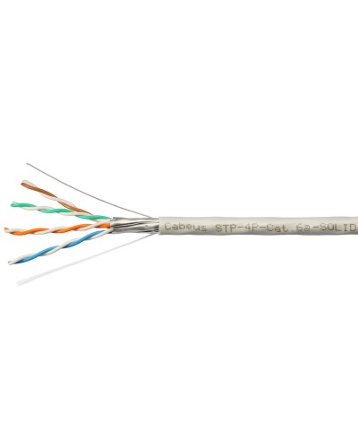 STP-4P-Cat.6a-SOLID-IN-PVC (7196c). Кабель «витая пара» (LAN) для структурированных систем связи. CABEUS в Комсомольске-на-Амуре