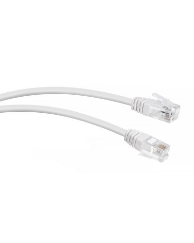 PC-TEL-RJ12-10m (7892c), белый. Патч-корд медный. CABEUS в Комсомольске-на-Амуре