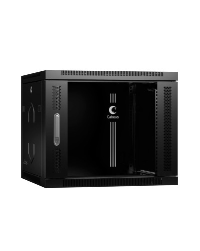 SH-05F-9U60/35-BK (8610c). Шкаф телекоммуникационный 19 настенный 9U. CABEUS в Комсомольске-на-Амуре