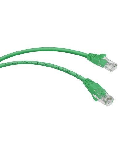 PC-UTP-RJ45-Cat.6-0.3m-GN (8682c), зелёный. Патч-корд медный. CABEUS в Комсомольске-на-Амуре