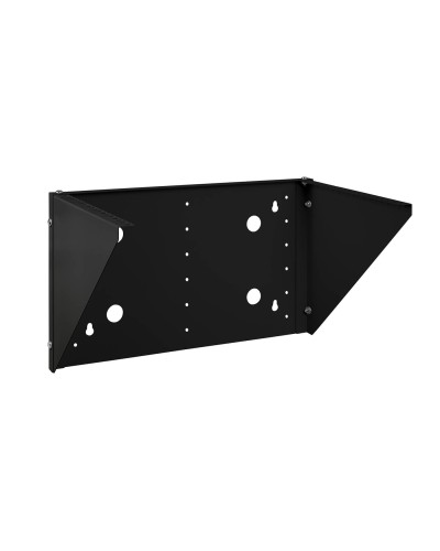 NC-6U-V-BK (12027c). Кронштейн настенный вертикальный 19 6U, цвет черный. CABEUS в Комсомольске-на-Амуре