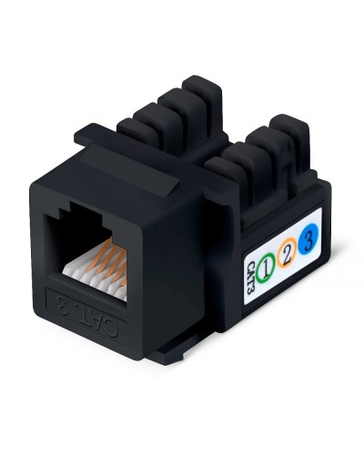 KJ-RJ12-90-BK (9481c): Вставка Keystone Jack в Комсомольске-на-Амуре