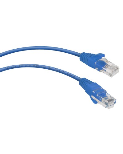 PC-UTP-RJ45-Cat.5e-0.5m-BL (7669c), синий. Патч-корд медный. CABEUS в Комсомольске-на-Амуре