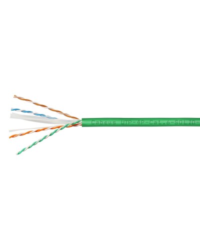 UTP-4P-Cat.6-SOLID-LSLTx-GN (11139c). Кабель «витая пара» (LAN) для структурированных систем связи. CABEUS в Комсомольске-на-Амуре