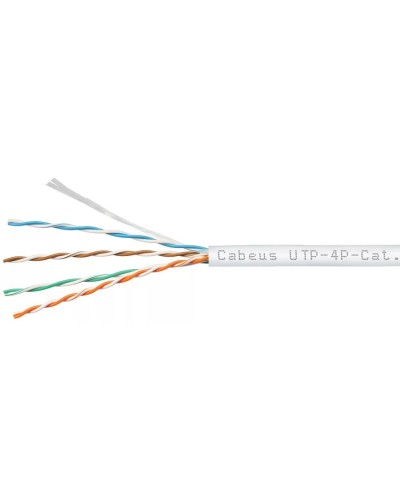 UTP-4P-Cat.5e-SOLID-LSZH-GY (9776c). Кабель «витая пара» (LAN) для структурированных систем связи. CABEUS в Комсомольске-на-Амуре
