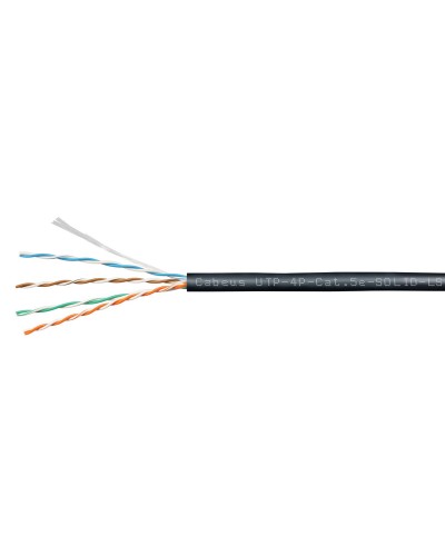 UTP-4P-Cat.5e-SOLID-LSZH-BK (9781c). Кабель «витая пара» (LAN) для структурированных систем связи. CABEUS в Комсомольске-на-Амуре