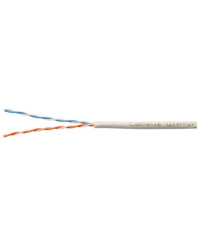UTP-2P-Cat.5e-SOLID-LSZH-GY-500 (11213c). Кабель «витая пара» (LAN) для структурированных систем связи. CABEUS в Комсомольске-на-Амуре