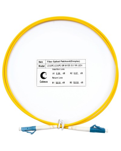 FOP(s)-9-LC-LC-0,5m (8807c). Патч-корд оптический. CABEUS в Комсомольске-на-Амуре