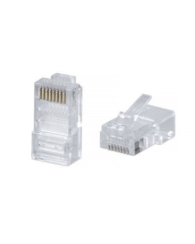 8P8C (100 шт) (7009c). Разъем RJ-45. CABEUS в Комсомольске-на-Амуре