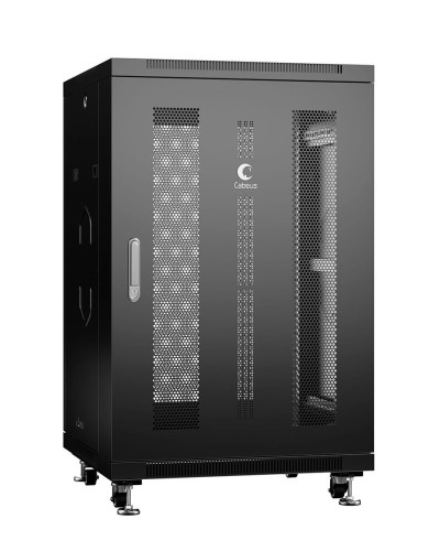ND-05C-18U60/100-BK (8531c). Шкаф телекоммуникационный 19 напольный 18U. CABEUS в Комсомольске-на-Амуре