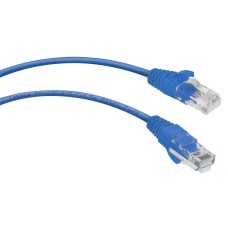 PC-UTP-RJ45-Cat.5e-0.15m-BL (8989c), синий. Патч-корд медный. CABEUS