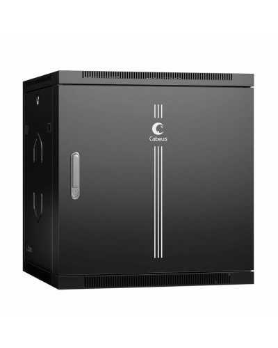 SH-05F-12U60/45m-R-BK (10770c). Шкаф телекоммуникационный 19 настенный 12U. CABEUS в Комсомольске-на-Амуре