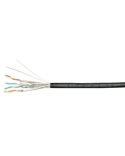 STP-4P-Cat.6a-SOLID-OUT-LSZH-UV (7198c). Кабель «витая пара» (LAN) для структурированных систем связи. CABEUS в Комсомольске-на-Амуре
