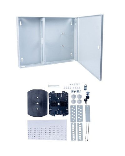 FO-WL-16-SC/2LC/FC/ST-FP-K (12302c). Бокс оптический настенный. CABEUS в Комсомольске-на-Амуре