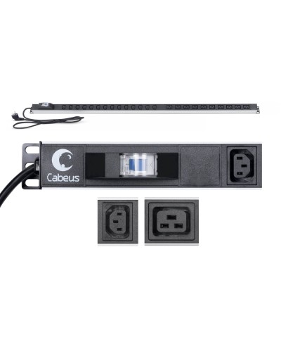 PDU-16-14C13-10C19-B-C14 (9553c). Блок розеток. CABEUS в Комсомольске-на-Амуре