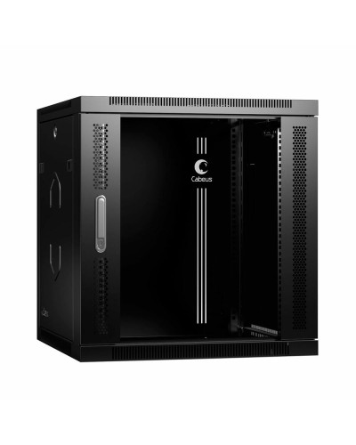 SH-05F-12U60/35-R-BK (10756c). Шкаф телекоммуникационный 19 настенный 12U. CABEUS в Комсомольске-на-Амуре