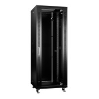 SH-05C-32U60/80-BK (8574c). Шкаф телекоммуникационный 19 напольный 32U. CABEUS