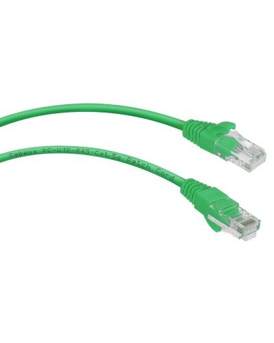 PC-UTP-RJ45-Cat.5e-0.5m-GN (7667c), зелёный. Патч-корд медный. CABEUS в Комсомольске-на-Амуре