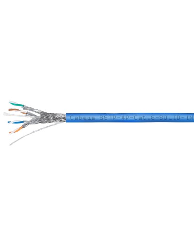 SSTP-4P-Cat.8-SOLID-IN-LSZH-BL (7750c). Кабель «витая пара» (LAN) для структурированных систем связи. CABEUS в Комсомольске-на-Амуре