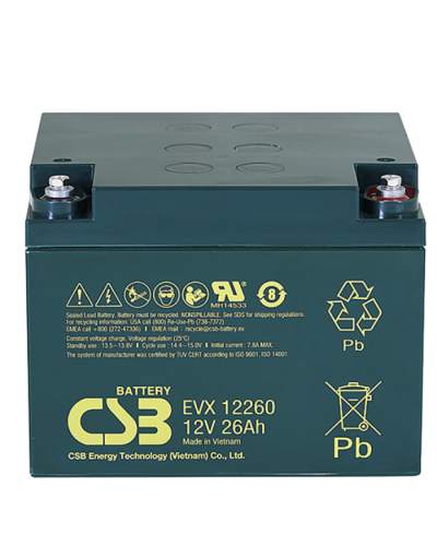 CSB EVX 12260. Аккумулятор герметичный свинцово-кислотный. CSB в Комсомольске-на-Амуре