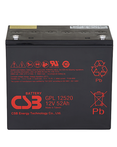 CSB GPL 12520. Аккумулятор герметичный свинцово-кислотный. CSB в Комсомольске-на-Амуре