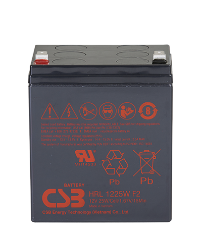CSB HRL 1225W. Аккумулятор герметичный свинцово-кислотный. CSB в Комсомольске-на-Амуре