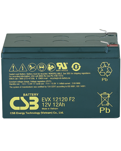 CSB EVX 12120. Аккумулятор герметичный свинцово-кислотный. CSB в Комсомольске-на-Амуре