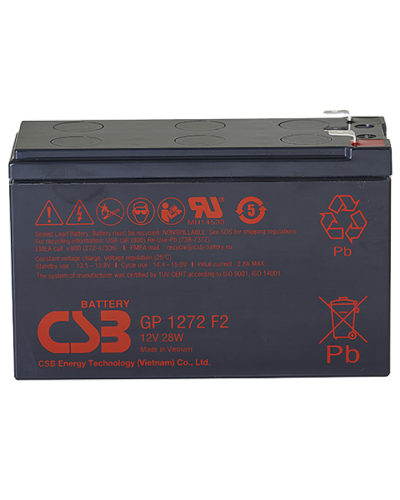 CSB GP 1272(28W) F2. Аккумулятор герметичный свинцово-кислотный. CSB в Комсомольске-на-Амуре