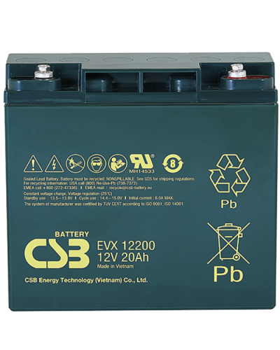 CSB EVX 12200. Аккумулятор герметичный свинцово-кислотный. CSB в Комсомольске-на-Амуре