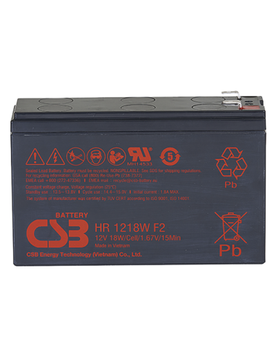 CSB HR 1218W. Аккумулятор герметичный свинцово-кислотный. CSB в Комсомольске-на-Амуре