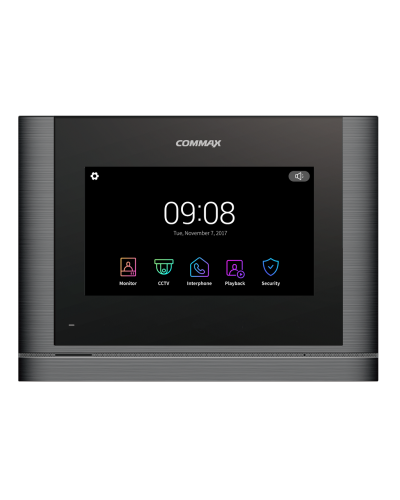 CDV-704MF/XL (темное серебро). Монитор видеодомофона цветной. Commax в Комсомольске-на-Амуре