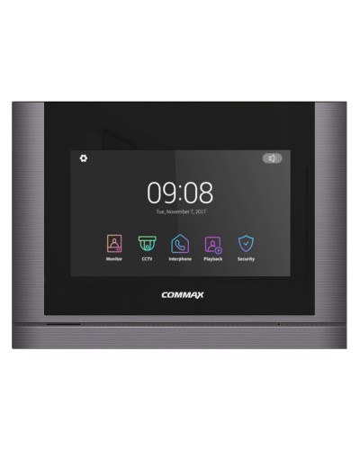 CDV-1024MA (темное серебро). Монитор видеодомофона цветной. Commax в Комсомольске-на-Амуре