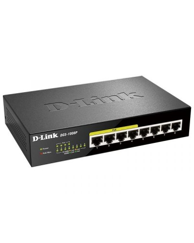 DGS-1008P/E1A. Коммутатор. D-Link в Комсомольске-на-Амуре