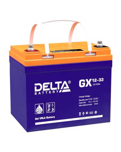 Delta GX 12-33. Аккумулятор герметичный свинцово-кислотный. Delta в Комсомольске-на-Амуре