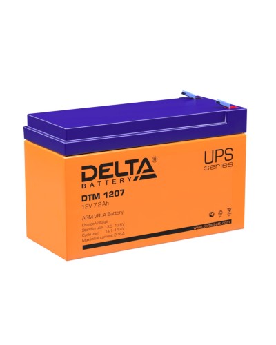 Delta DTM 1207. Аккумулятор герметичный свинцово-кислотный. Delta в Комсомольске-на-Амуре