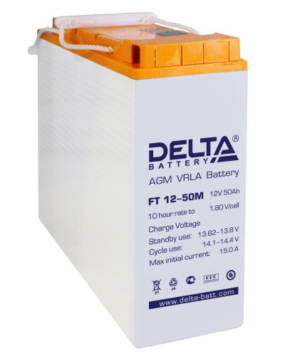 Delta FT 12-50 M. Аккумулятор герметичный свинцово-кислотный. Delta в Комсомольске-на-Амуре