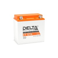 Delta CT 1214. Аккумулятор герметичный свинцово-кислотный стартерный. Delta