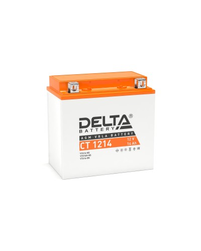 Delta CT 1214. Аккумулятор герметичный свинцово-кислотный стартерный. Delta в Комсомольске-на-Амуре