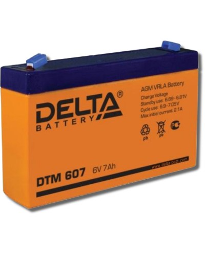 Delta DTM 607. Аккумулятор герметичный свинцово-кислотный. Delta в Комсомольске-на-Амуре