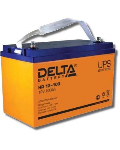 Delta HR 12-100. Аккумулятор герметичный свинцово-кислотный. Delta в Комсомольске-на-Амуре
