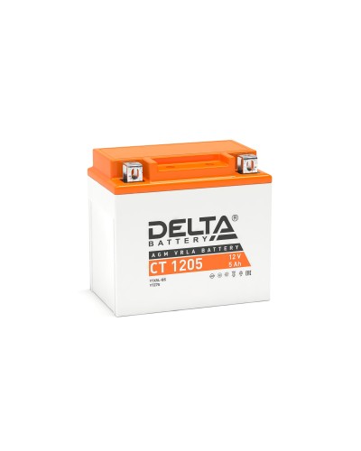 Delta CT 1205. Аккумулятор герметичный свинцово-кислотный стартерный. Delta в Комсомольске-на-Амуре